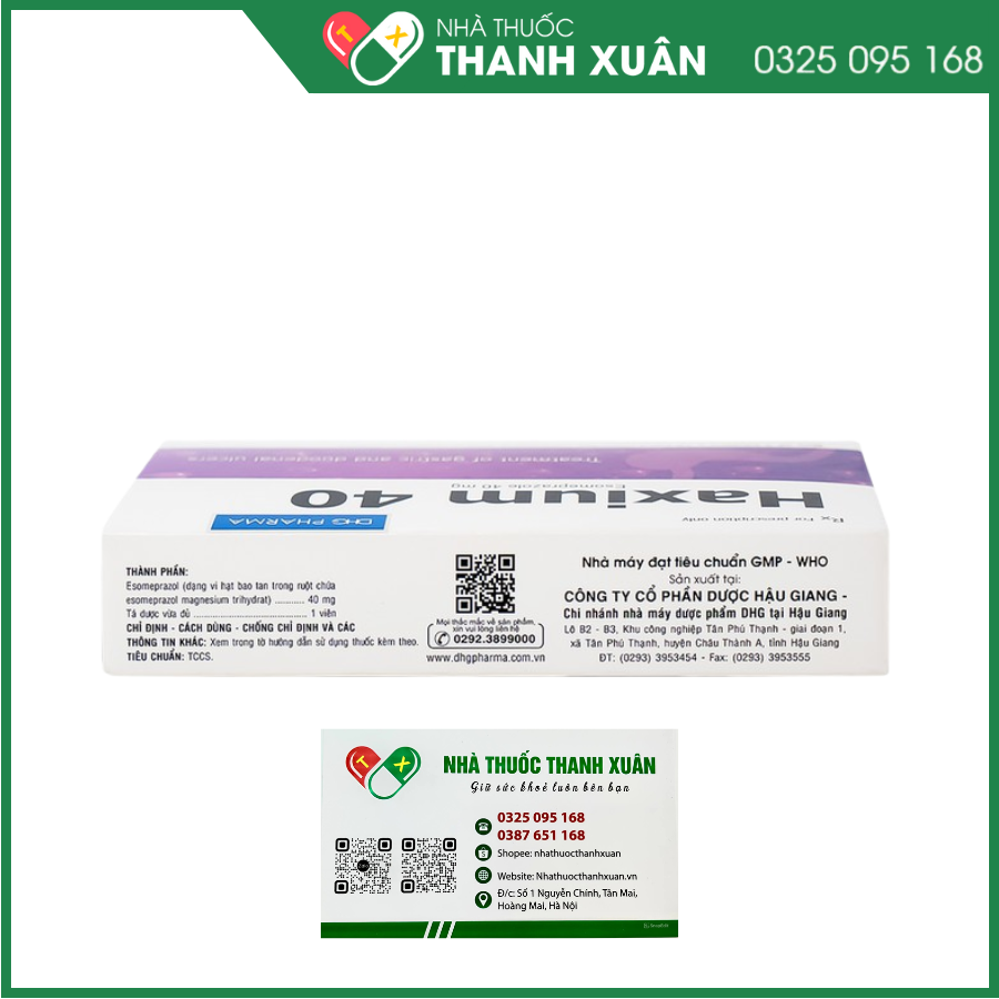 Haxium 40 hỗ trợ phòng và điều trị loét dạ dày - tá tràng